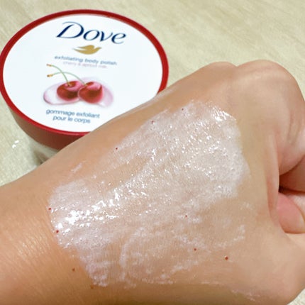 ダヴ ふわとろ クリーミースクラブ チェリー&アプリコットミルク/ダヴ/ボディスクラブを使ったクチコミ(5枚目)