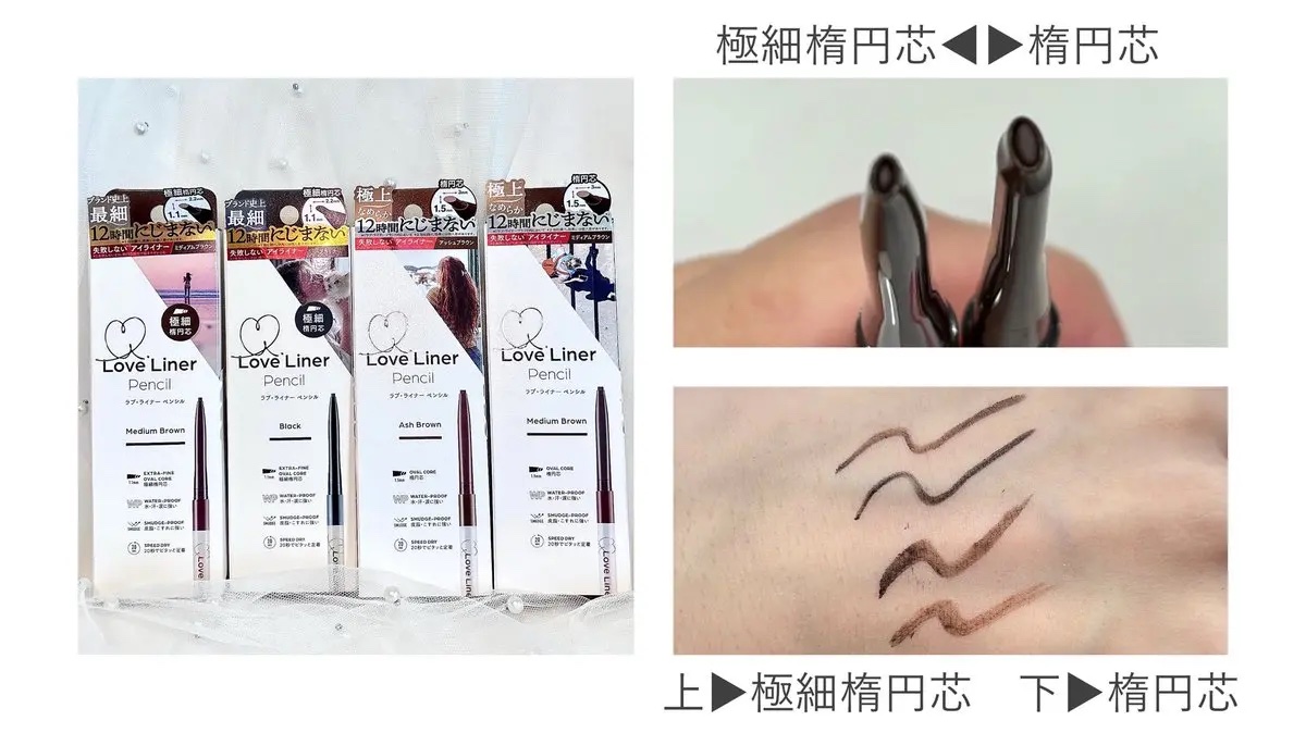 ラブ・ライナー クリームフィットペンシルR　極細楕円芯＜アイライナー＞/ラブ・ライナー/ペンシルアイライナーを使ったクチコミ（2枚目）
