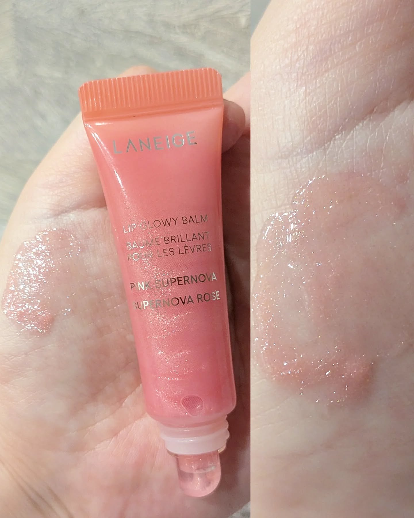 リップグロウィバーム/LANEIGE/リップバームを使ったクチコミ（3枚目）