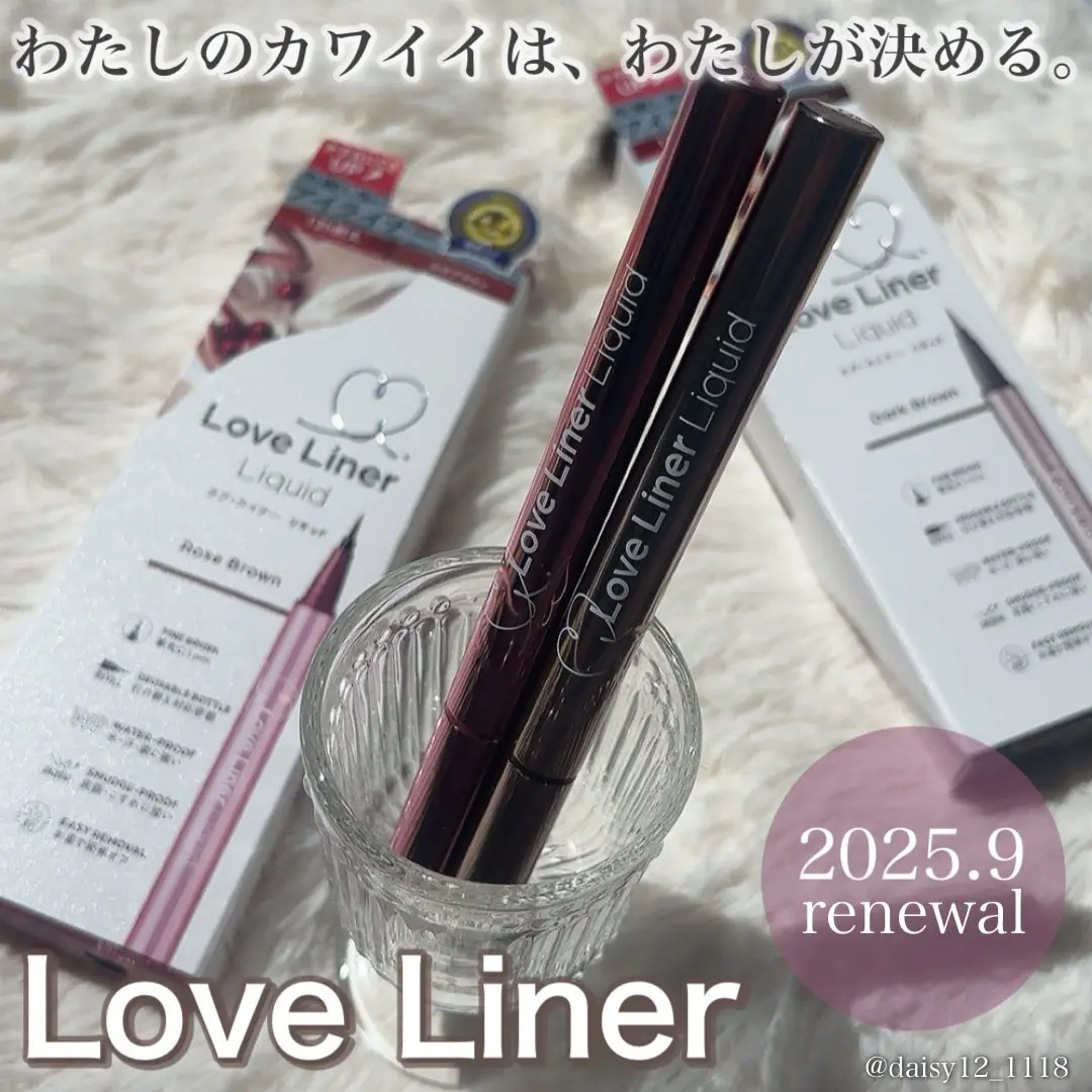 mshさまからいただきました🤲🏻


✨ラブ・ライナー　リキッドアイライナーR4✨


大好き＆愛用中の
ラブ・ライナーの
リキッドライナーがリニューアル💗


描きやすさ色味はそのまま、
発色・色持ち・かすれにくさが進化👑


極