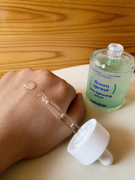 若芽ポアタイトニングセラム/suiskin/美容液を使ったクチコミ(2枚目)