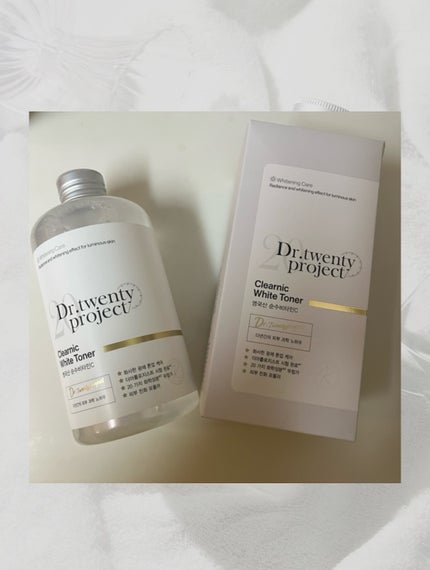 クリアニックホワイトトナー/Dr.Twenty Project/化粧水を使ったクチコミ(2枚目)