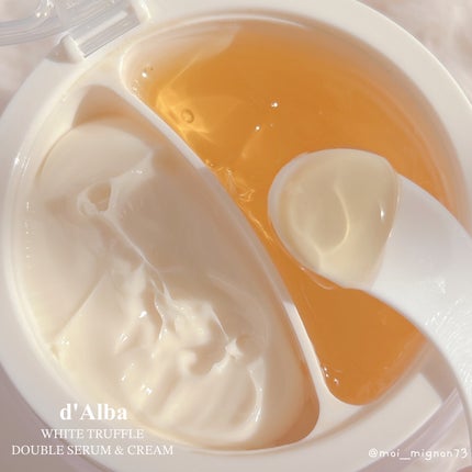 ホワイトトリュフダブルセラムアンドクリーム/ダルバ/フェイスクリームを使ったクチコミ(5枚目)