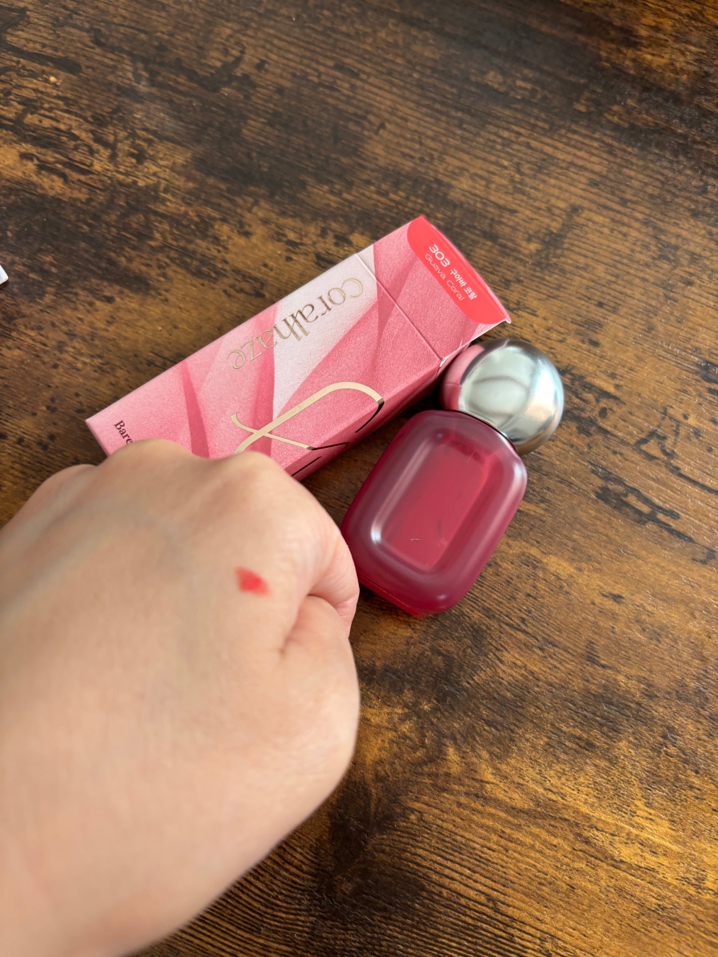 ベア ベルベット ティント/Coralhaze/リップティントを使ったクチコミ(2枚目)