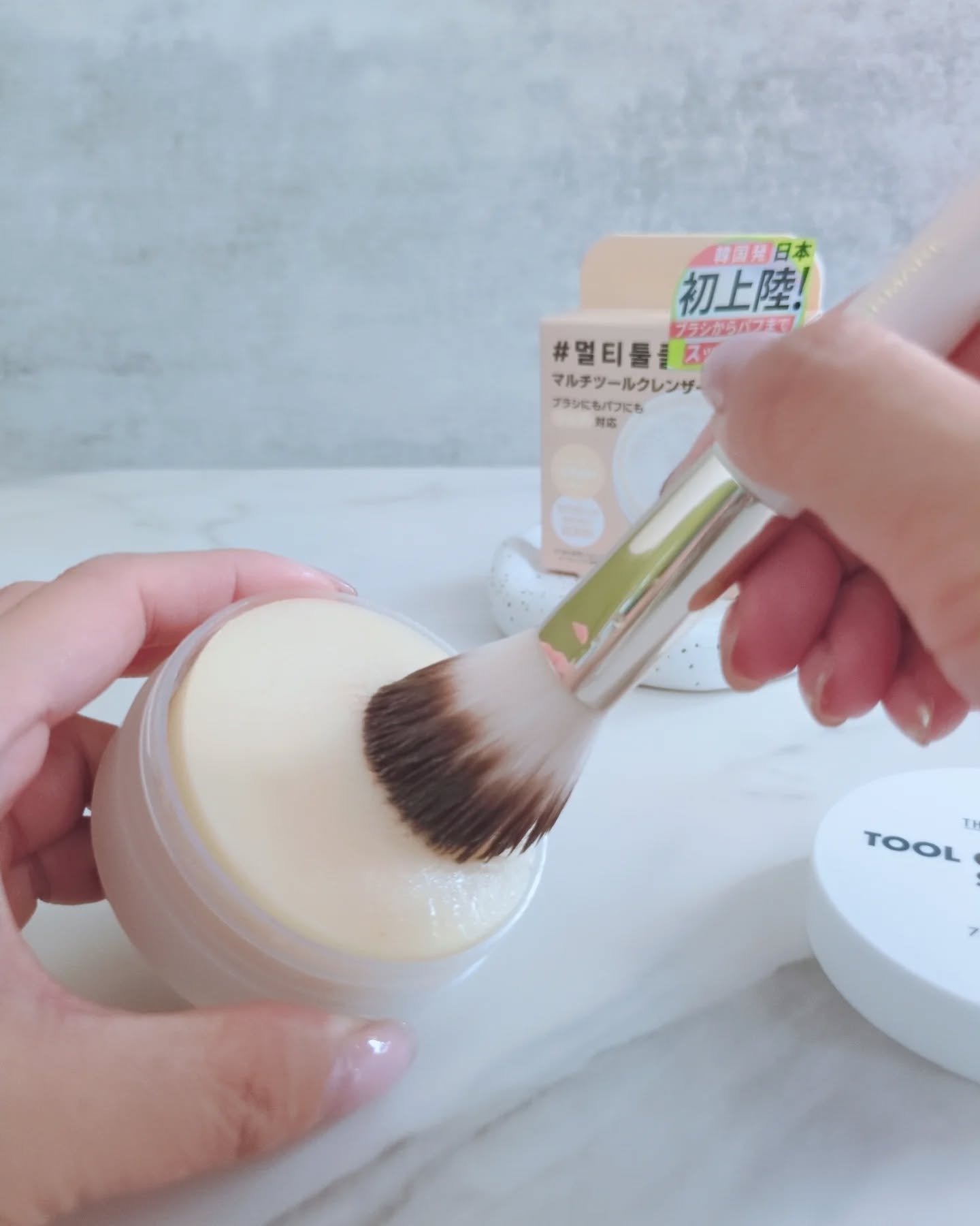 THE TOOL LAB ブラシ&パフクレンザー/THE TOOL LAB/その他化粧小物を使ったクチコミ（3枚目）