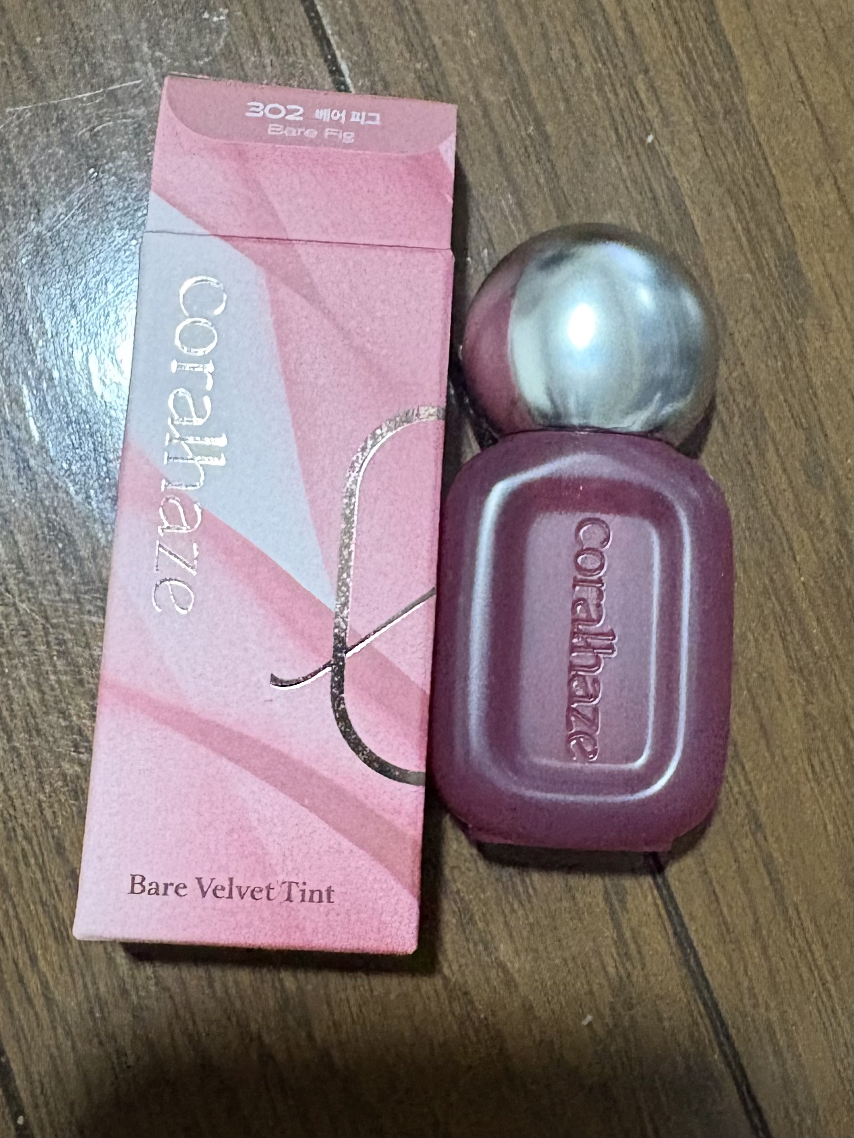 ベア ベルベット ティント 302 ベアフィグ/Coralhaze/リップティントを使ったクチコミ（1枚目）