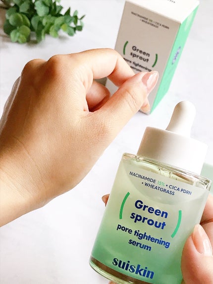 若芽ポアタイトニングセラム/suiskin/美容液を使ったクチコミ(10枚目)