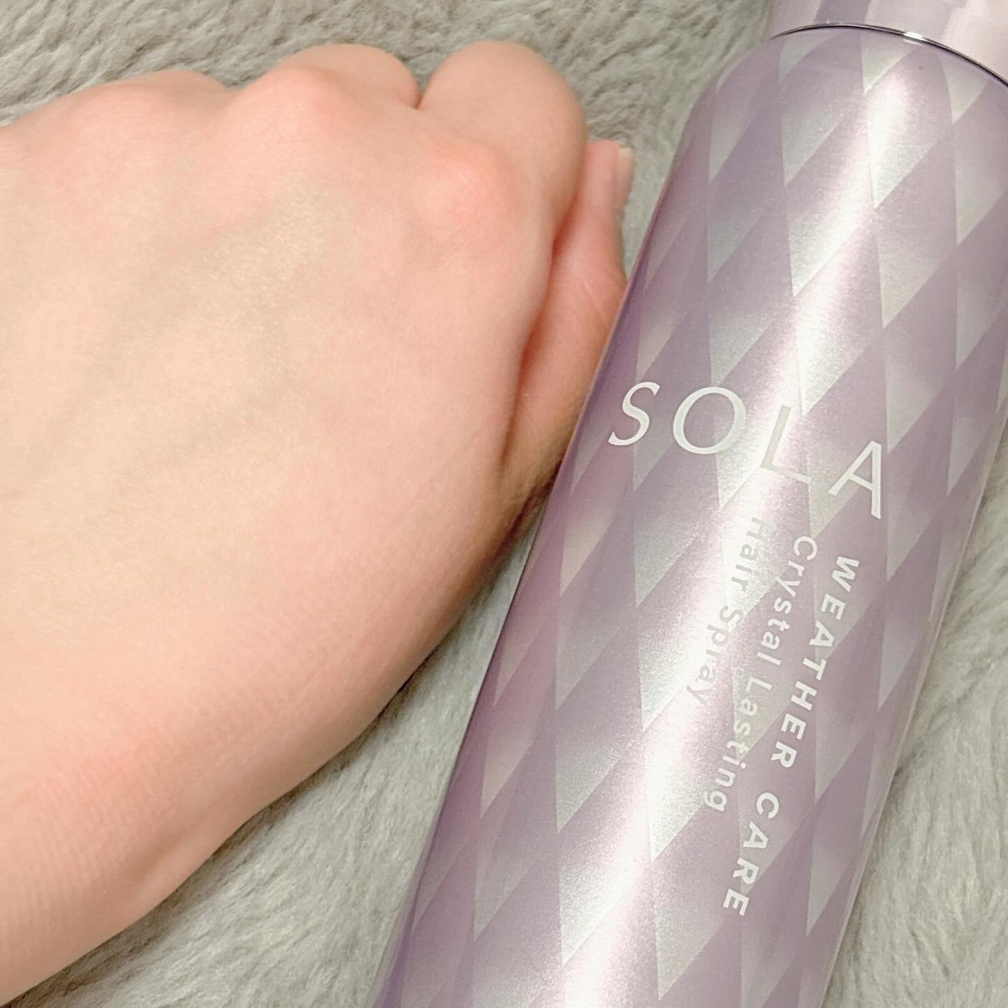 ソラ ウェザーケア クリスタルラスティング ヘアスプレー/SOLA WEATHER CARE/ヘアスプレーを使ったクチコミ(3枚目)