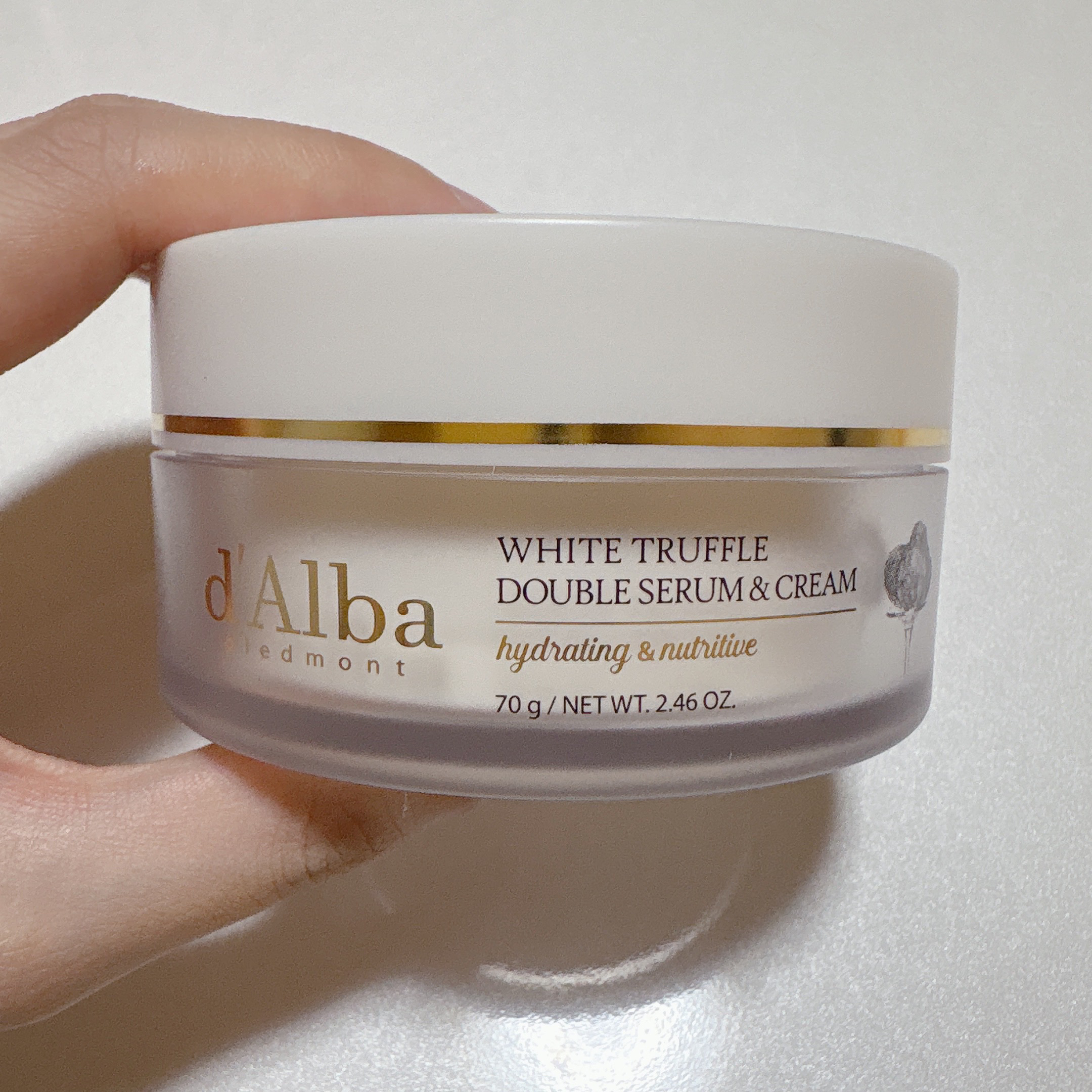 ホワイトトリュフダブルセラムアンドクリーム/ダルバ/フェイスクリームを使ったクチコミ（2枚目）