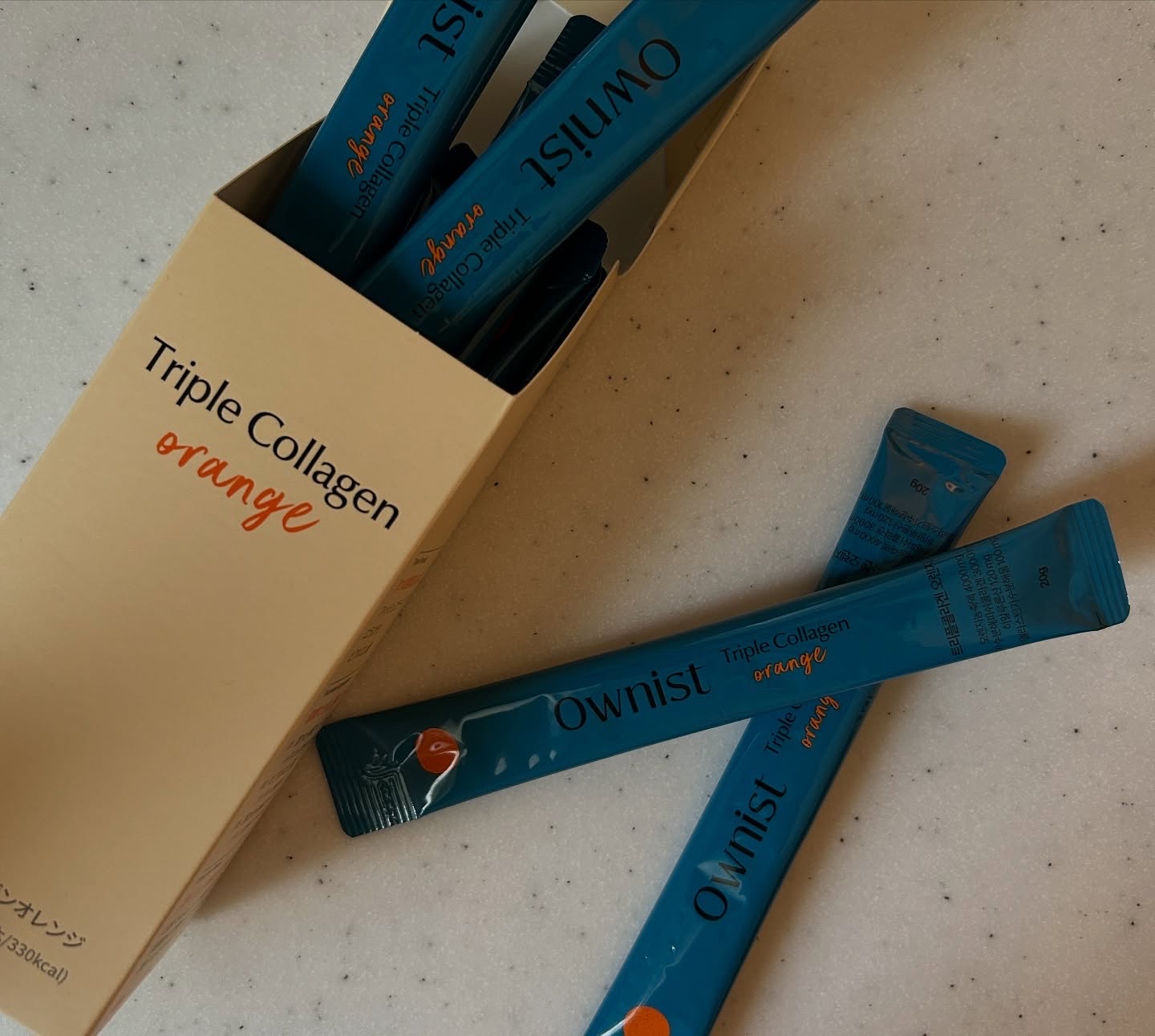 トリプルコラーゲン オレンジ/Ownist/美容サプリメントを使ったクチコミ（2枚目）