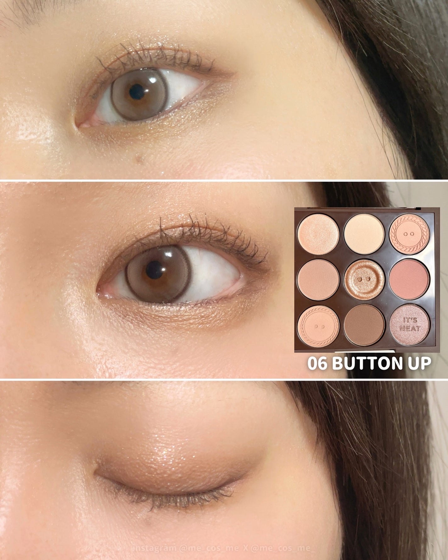 マイフェイブムードアイパレット 9カラー/HOLIKA HOLIKA/アイシャドウパレットを使ったクチコミ(2枚目)