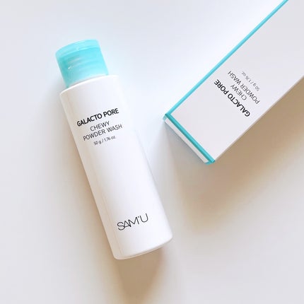 ガラクトポアチューイーパウダーウォッシュ/SAM'U/洗顔パウダーを使ったクチコミ(1枚目)