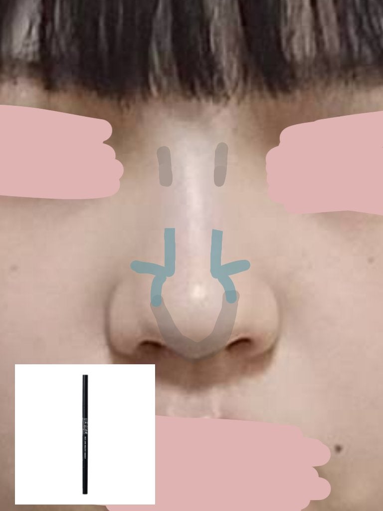 ノーズ&アイブロウパウダー/CEZANNE/パウダーアイブロウを使ったクチコミ(3枚目)