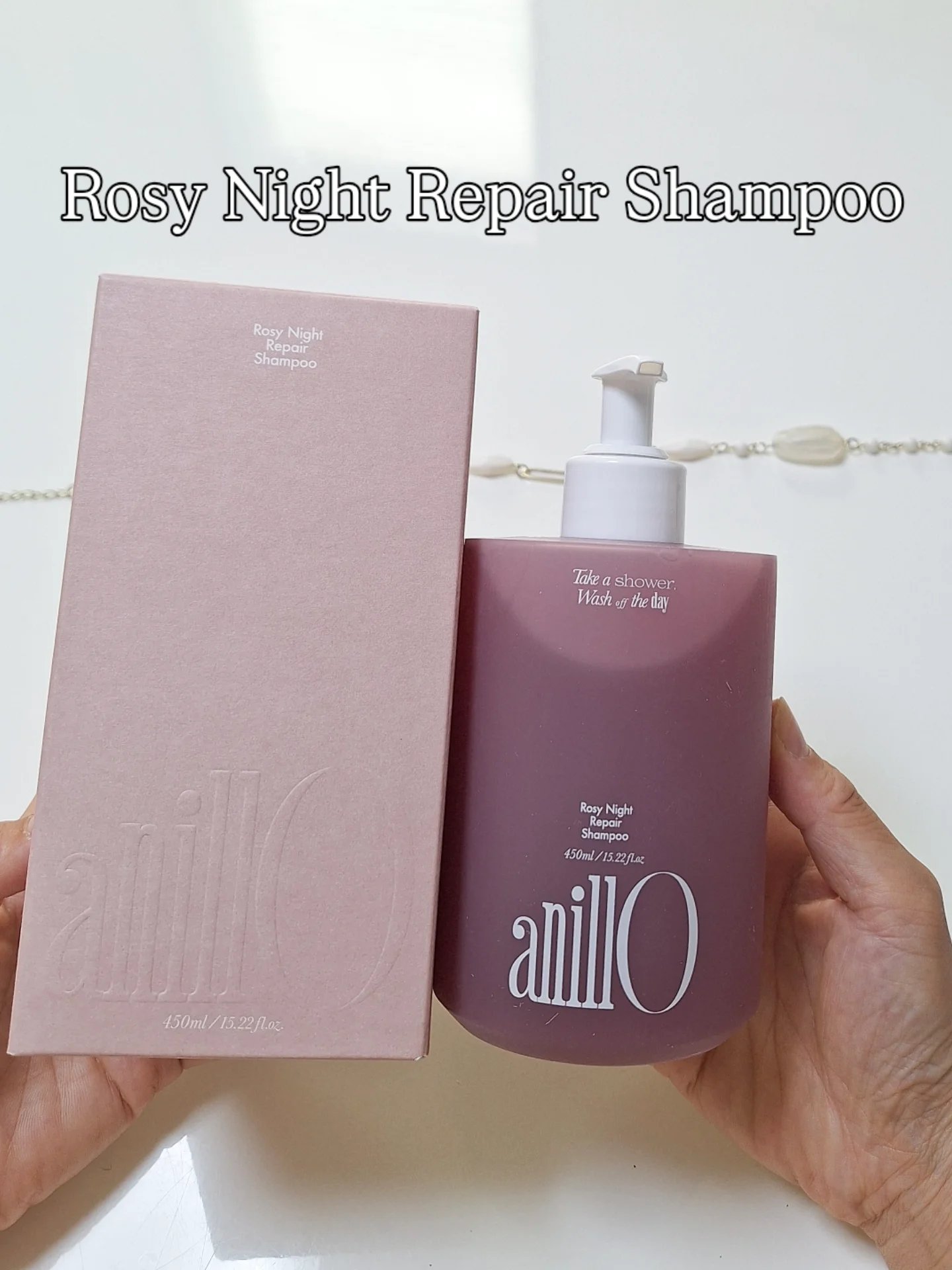 ロージーナイトリペアシャンプー/アンプルトリートメント/ANILLO/市販シャンプーを使ったクチコミ（2枚目）