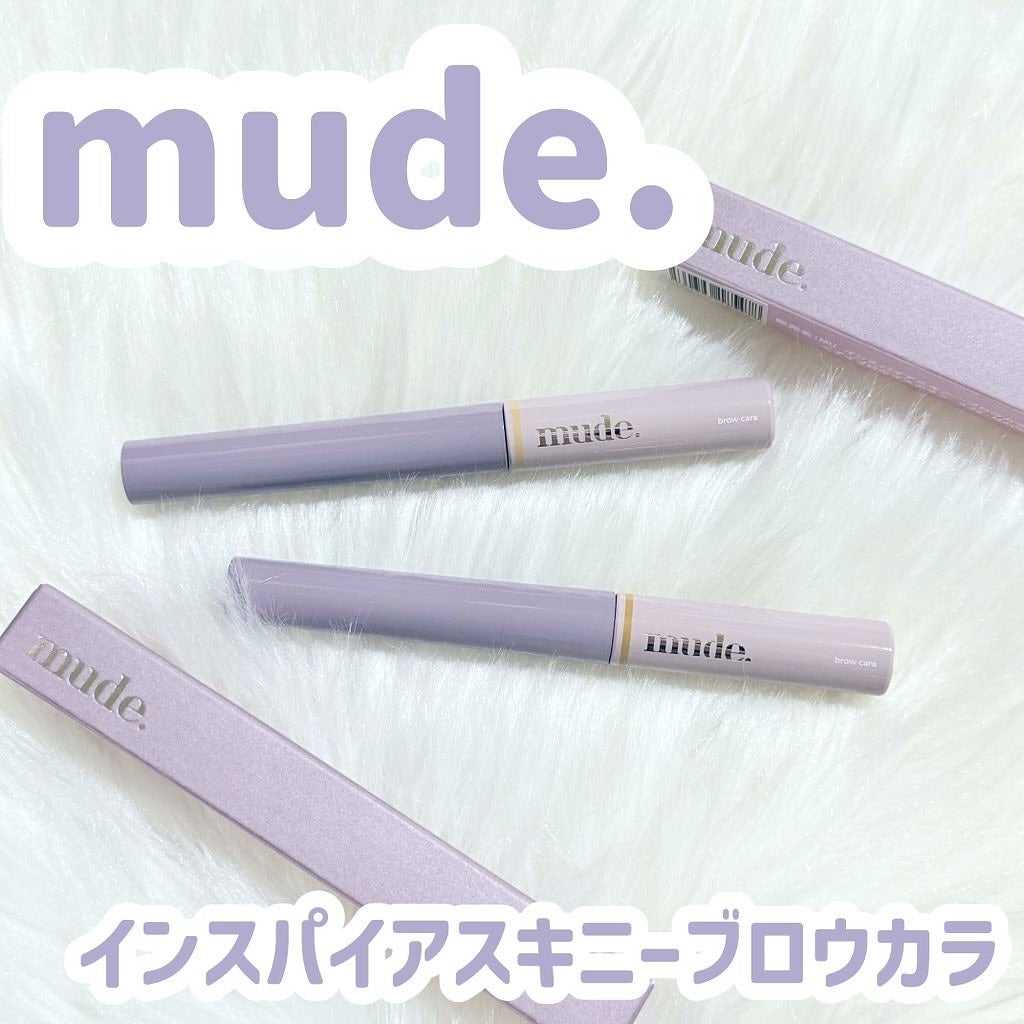 インスパイアスキニーブロウカラ/mude/眉マスカラを使ったクチコミ(1枚目)