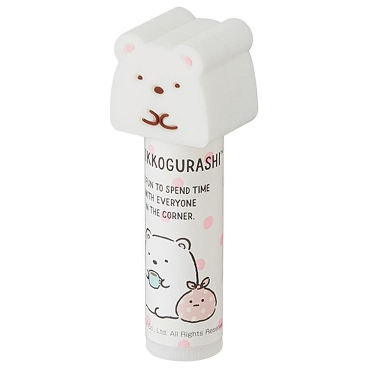 マスコットリップクリーム すみっコぐらし しろくま (ピーチの香り)  10g