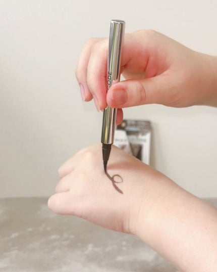 マスコード スリークリキッド アイライナー /MASCODE/リキッドアイライナーを使ったクチコミ(4枚目)