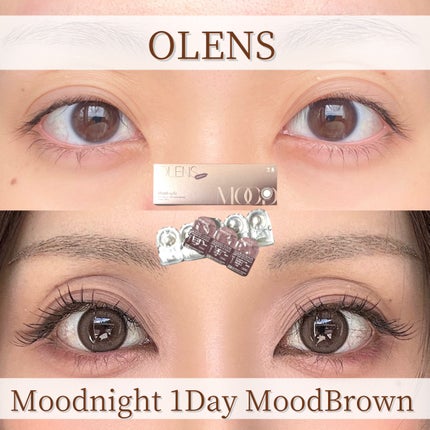 Moodnight 1day/OLENS/カラーコンタクトレンズを使ったクチコミ(1枚目)