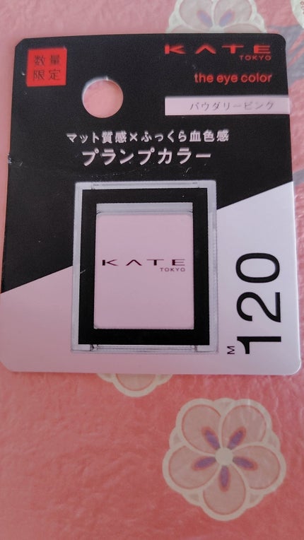 ケイト ザ アイカラー M120 パウダリーピンク(限定)/KATE/単色アイシャドウの画像
