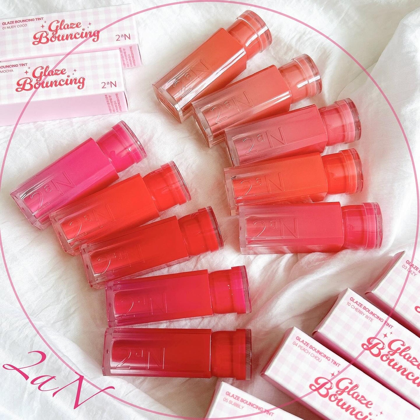 グレイズバウンシングティント/2aN/リップティントを使ったクチコミ(1枚目)