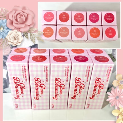 グレイズバウンシングティント/2aN/リップティントを使ったクチコミ(2枚目)