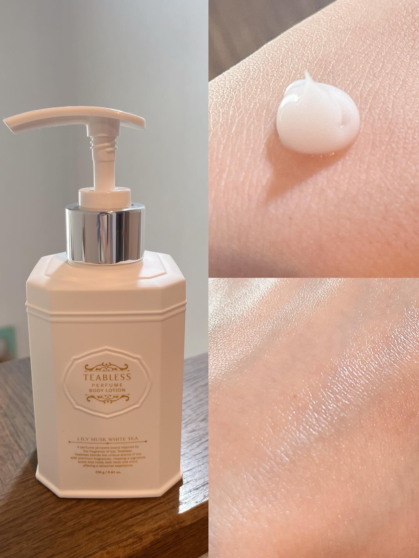 パフュームボディローション リリィムスクホワイトティー/TEABLESS/ボディローションを使ったクチコミ（2枚目）