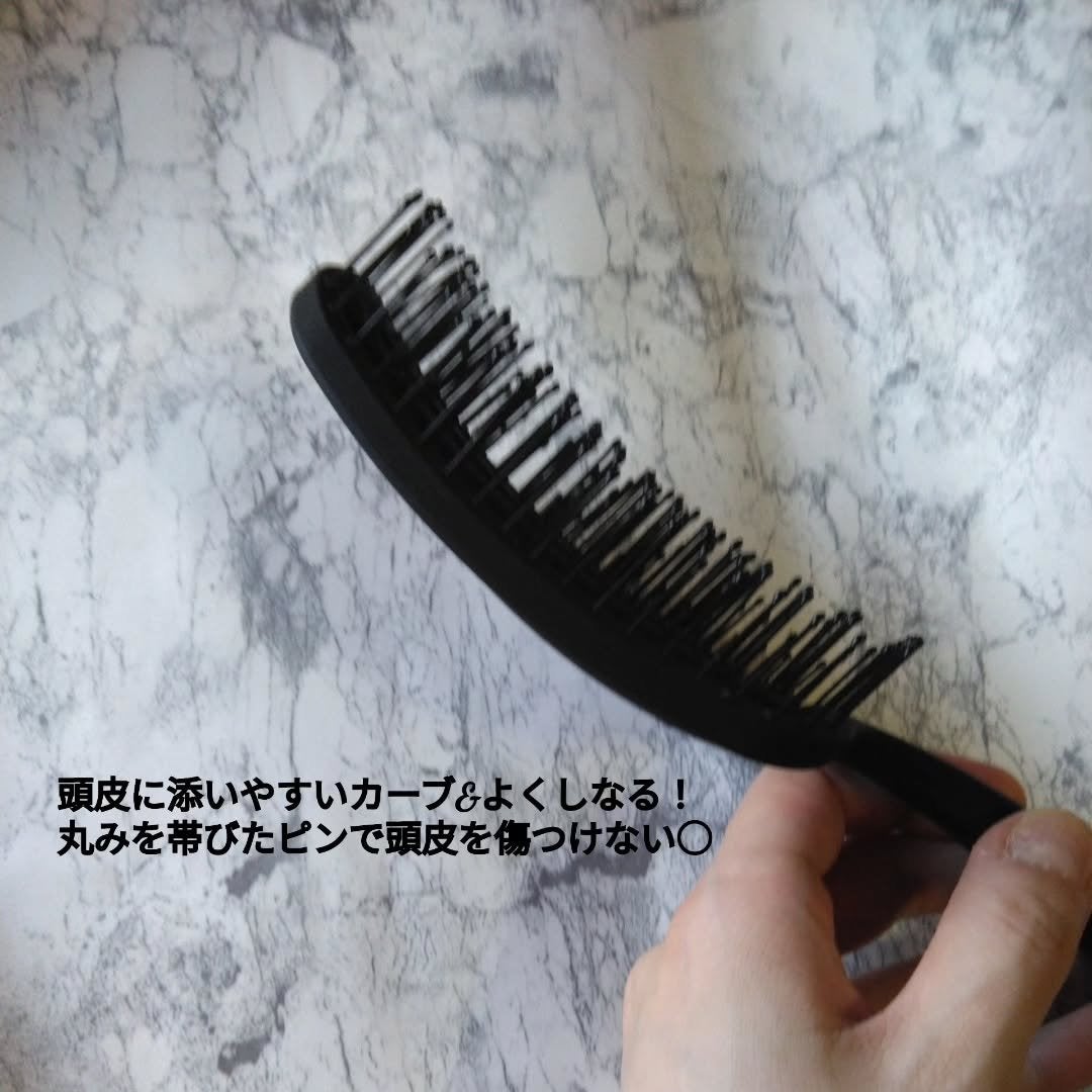 87saku ハナサク 速乾ブラシ/87saku/ヘアブラシを使ったクチコミ(4枚目)