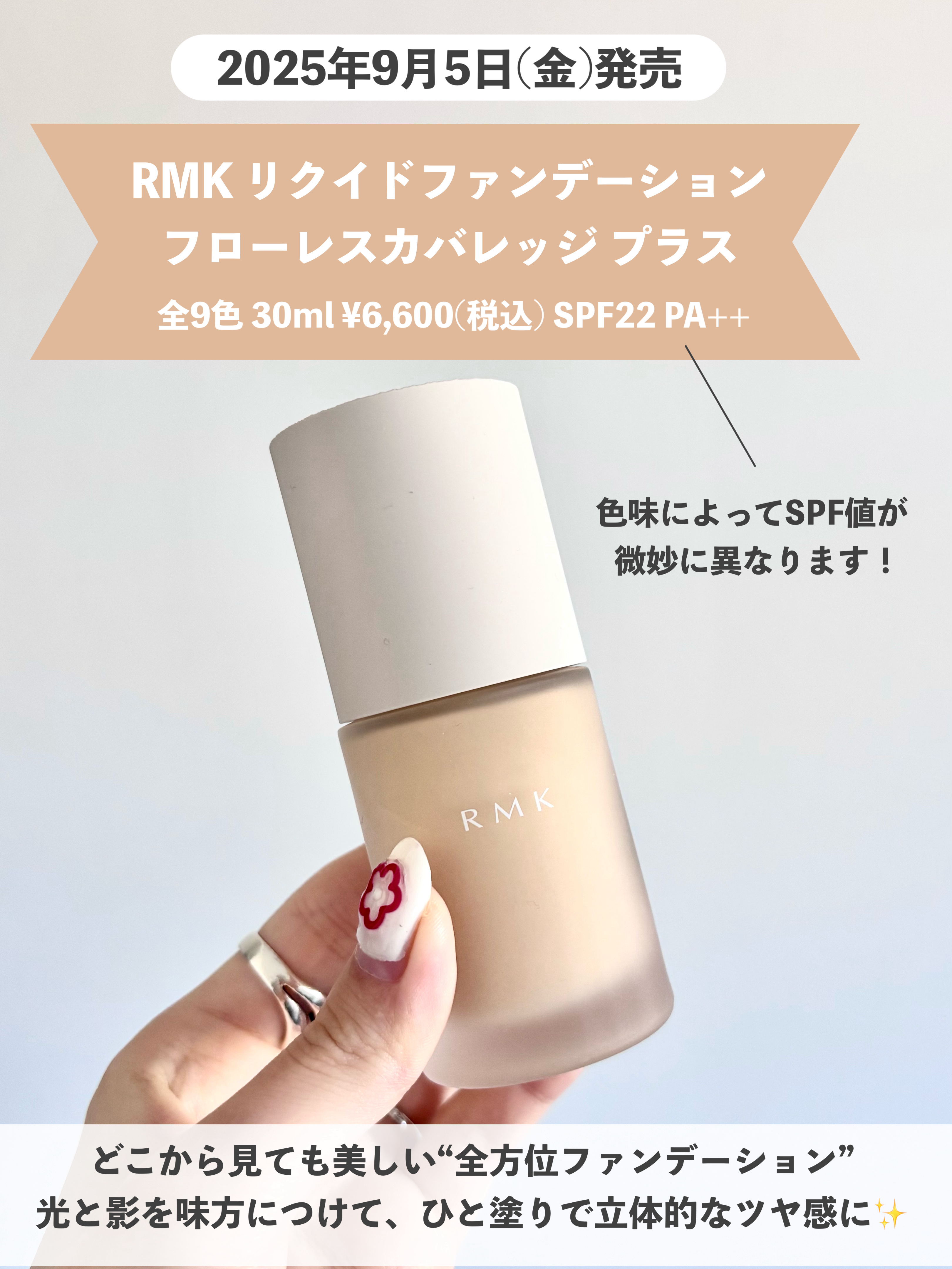 RMK リクイドファンデーション フローレスカバレッジ プラス/RMK/リキッドファンデーションを使ったクチコミ（2枚目）