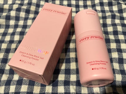 ストレッチ&グロウ ブラックソルトクレンジングパウダー/EveryRoutine/洗顔パウダーを使ったクチコミ(2枚目)
