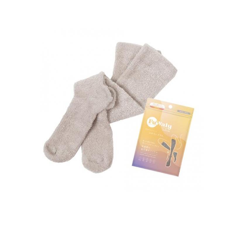  ふわりぃスリム(ソックスタイプミドル) スモーキーホワイト