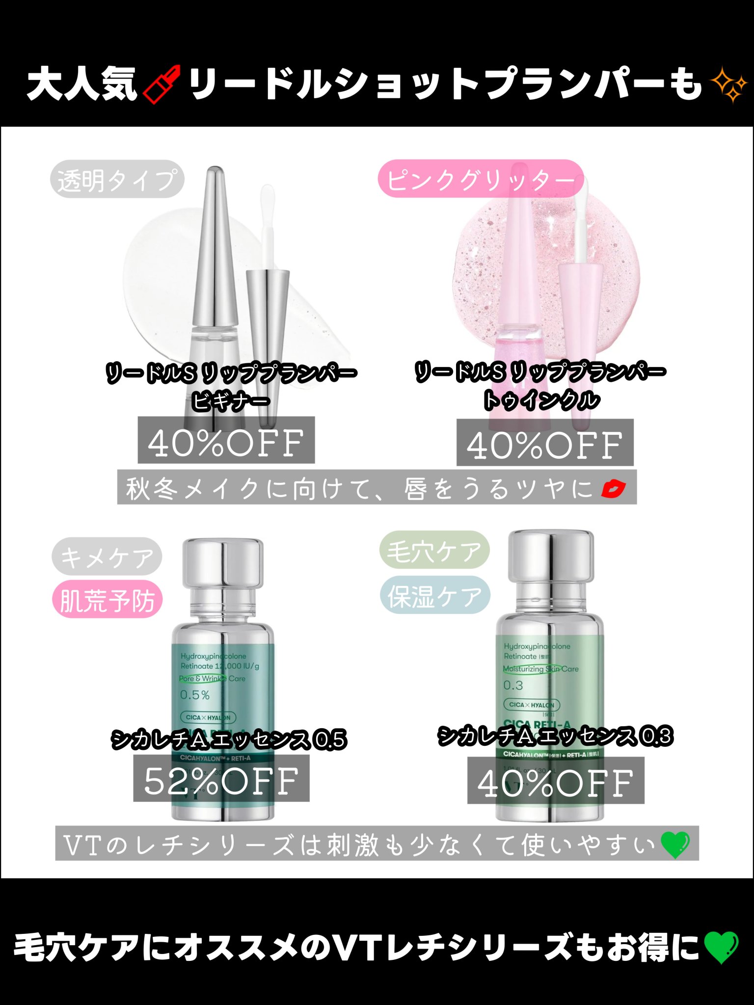 シカレチA エッセンス0.3/VT/美容液を使ったクチコミ（3枚目）