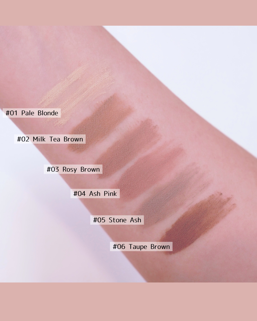 ドットオンムード フェイクアップ ブロウカラー/Heart Percent/眉マスカラを使ったクチコミ（3枚目）