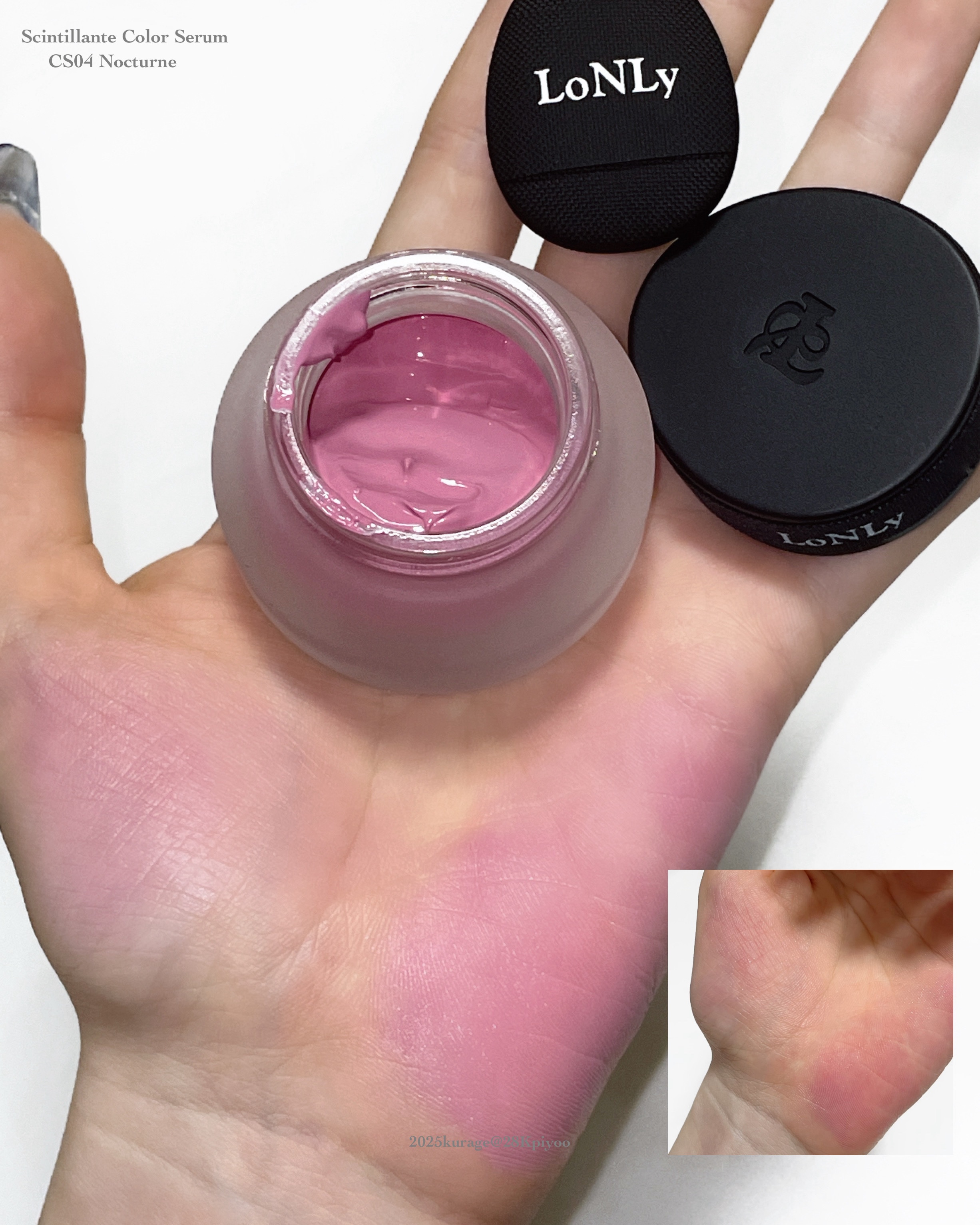 LoNLy シンティランテカラーセラム/LoNLy /リキッドチークを使ったクチコミ（2枚目）