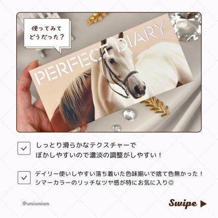 エクスプローラ12色 動物アイシャドウパレット/PERFECT DIARY/アイシャドウパレットを使ったクチコミ(6枚目)