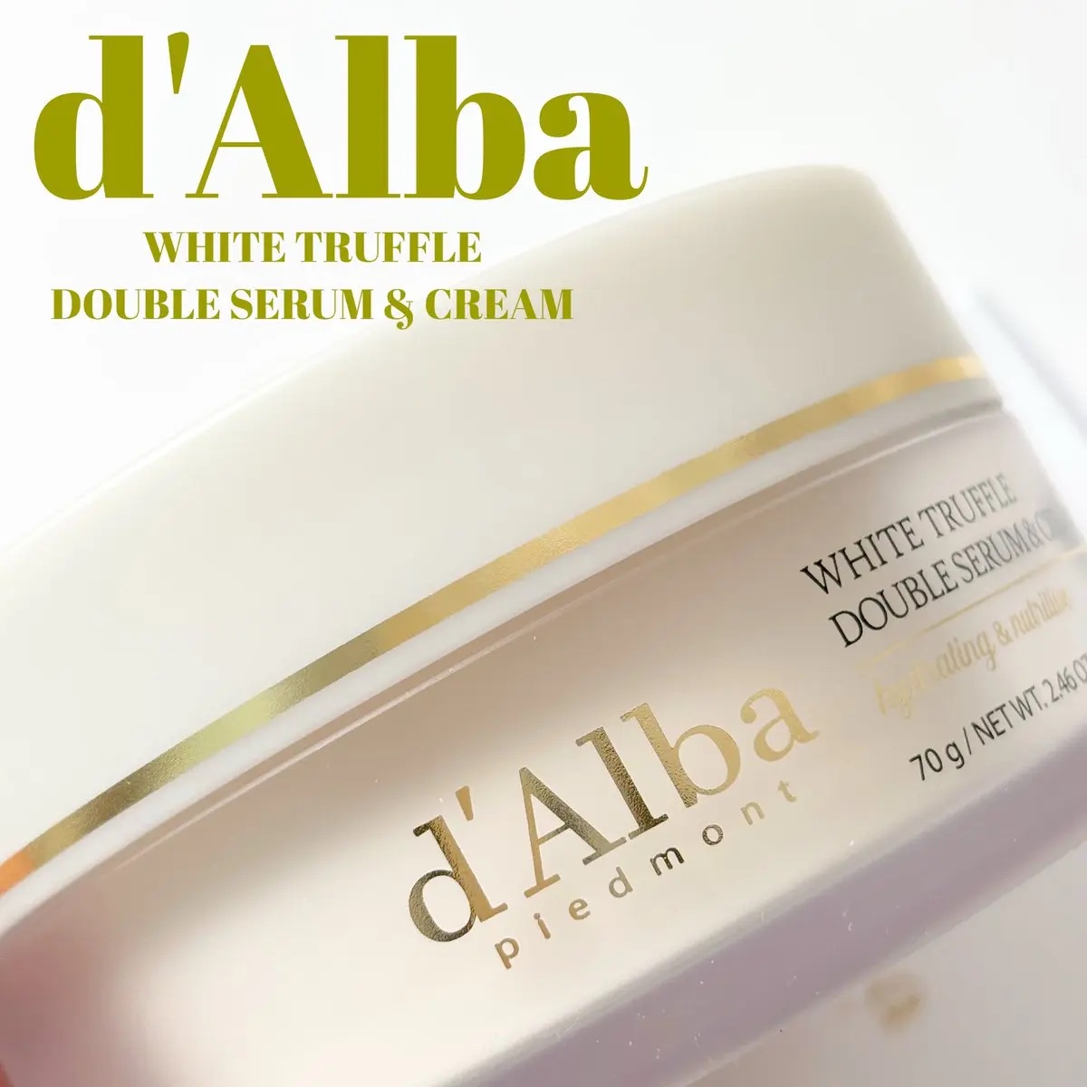 ホワイトトリュフダブルセラムアンドクリーム/ダルバ/フェイスクリームを使ったクチコミ（1枚目）