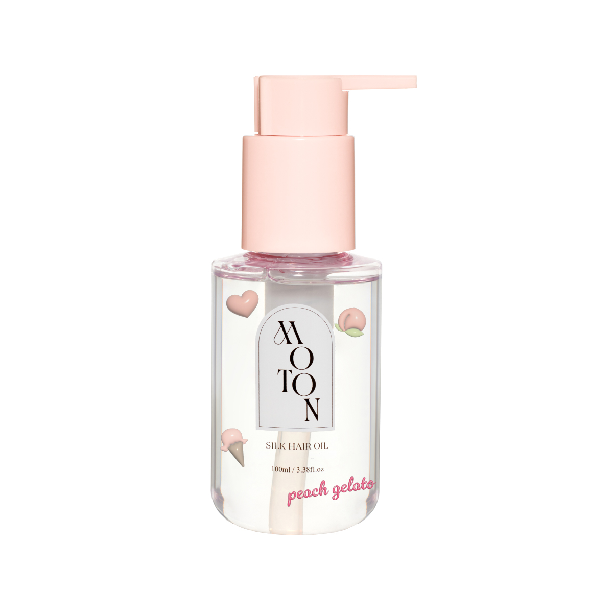 シルクヘアオイル  PEACH GELATO / MOTON