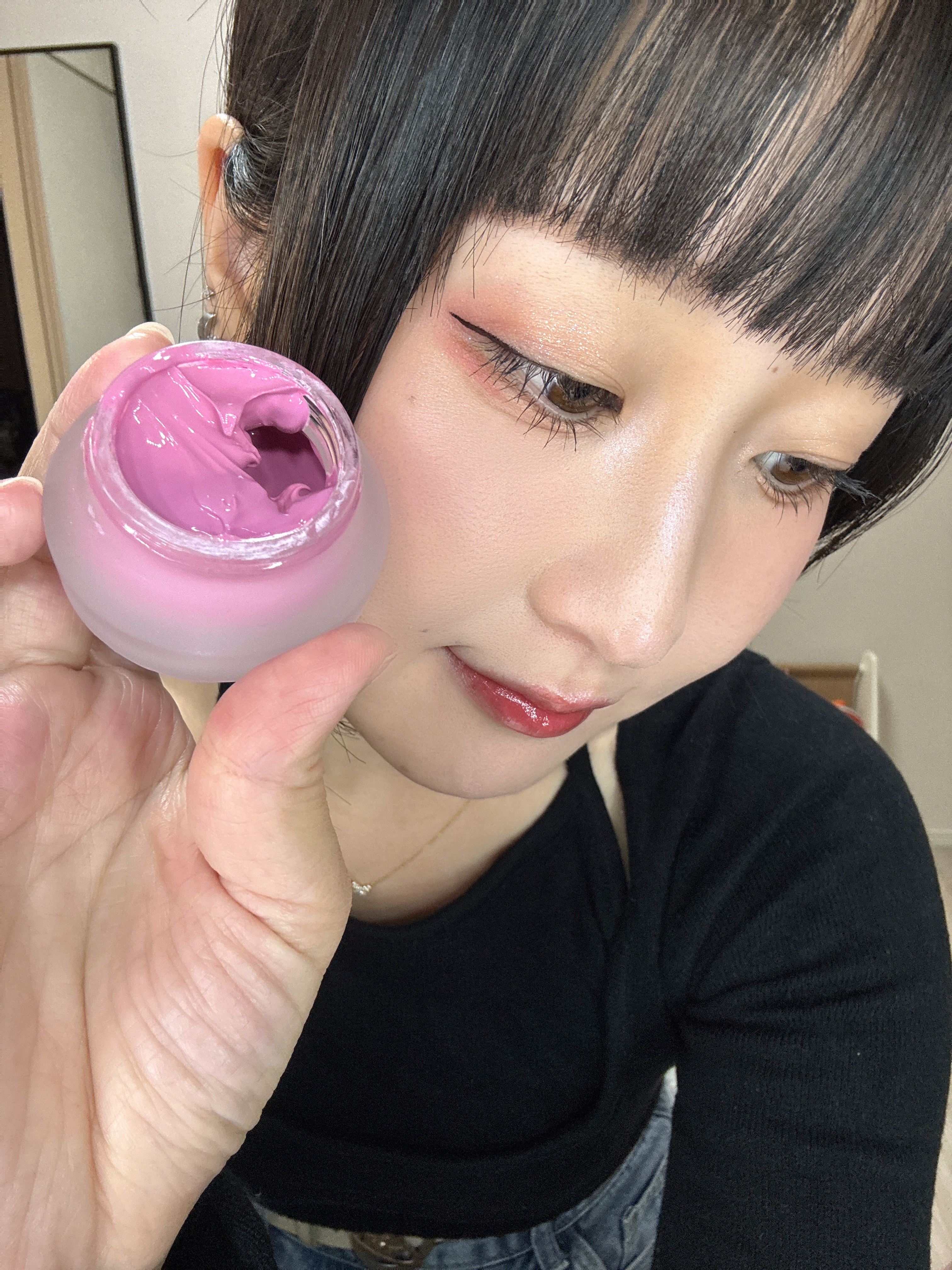 LoNLy シンティランテカラーセラム/LoNLy /リキッドチークを使ったクチコミ（2枚目）