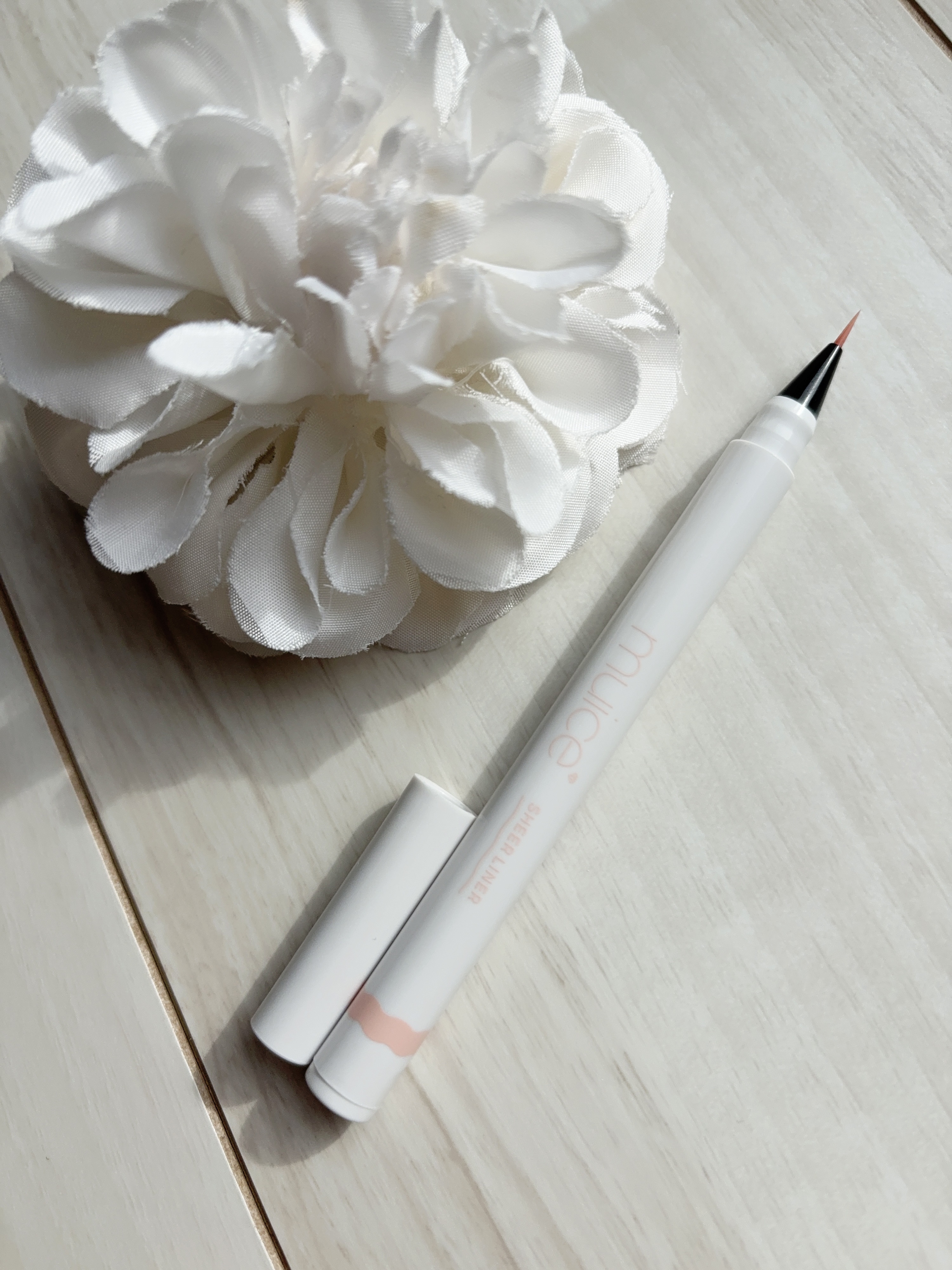 シリライナー/muice/リキッドアイライナーを使ったクチコミ（3枚目）