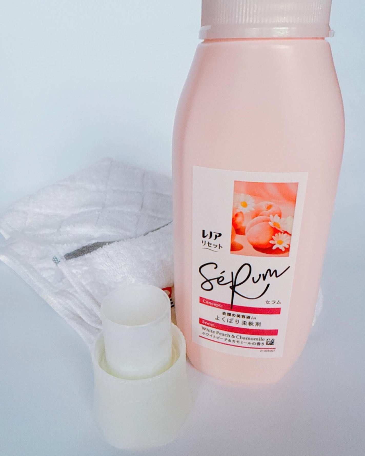 レノアリセット セラム ホワイトピーチ&カモミールの香り/レノア/柔軟剤を使ったクチコミ(3枚目)