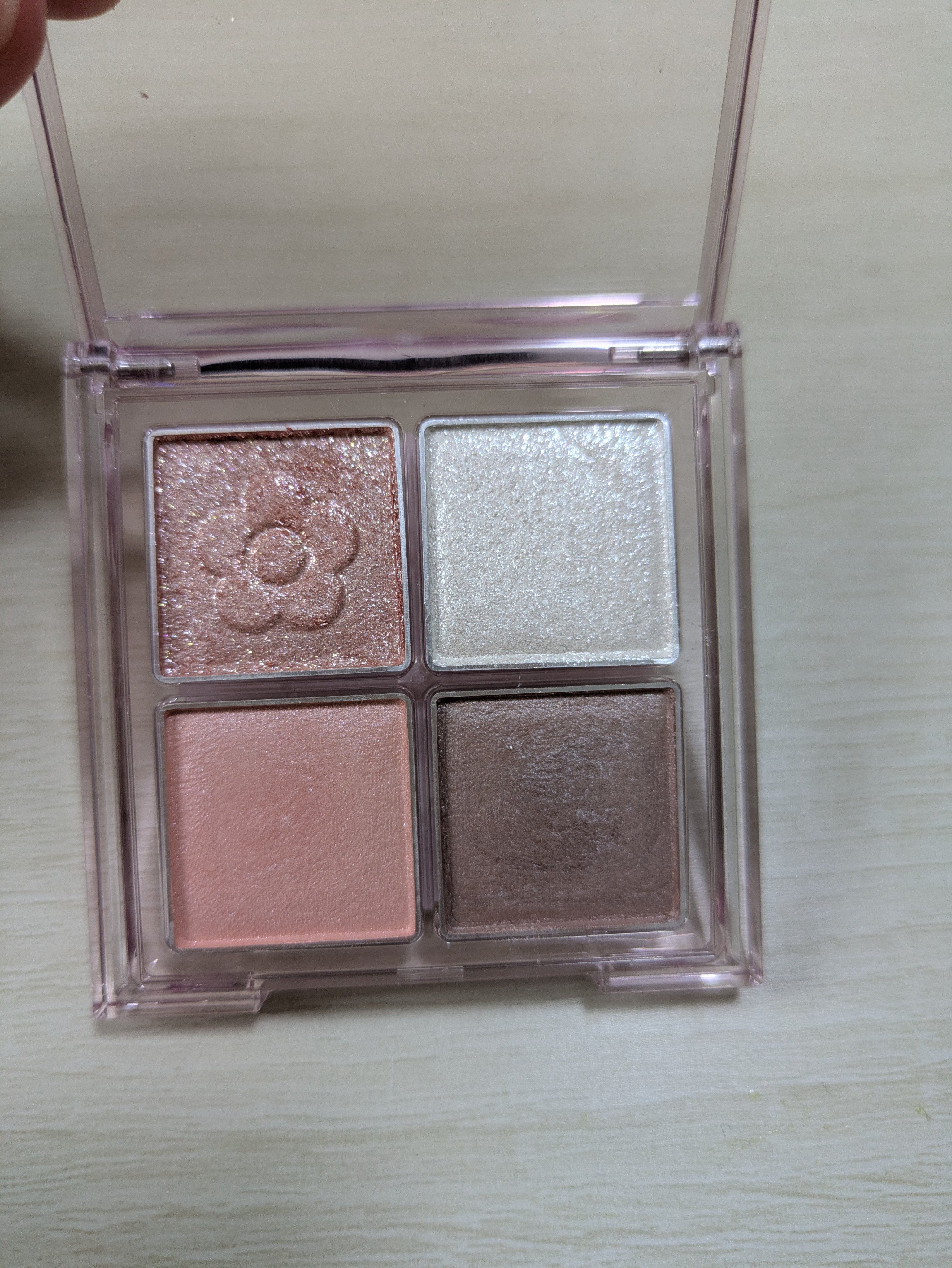 デイジードール アイ ドロー シャドウ 03 アプリコットムース/DAISY DOLL by MARY QUANT/アイシャドウパレットを使ったクチコミ（2枚目）