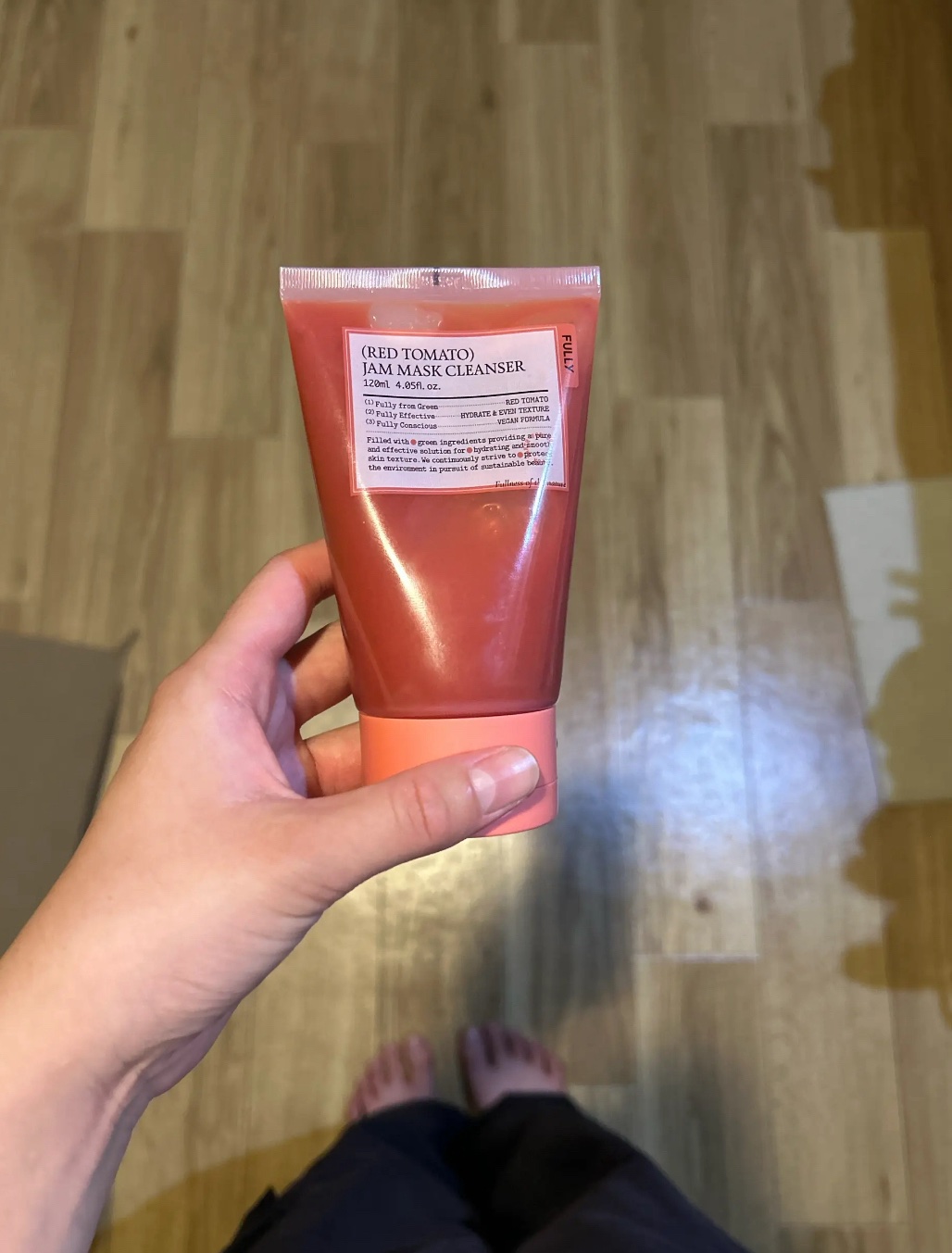 レッドトマトジャムマスククレンザー/FULLY/その他洗顔料を使ったクチコミ（2枚目）