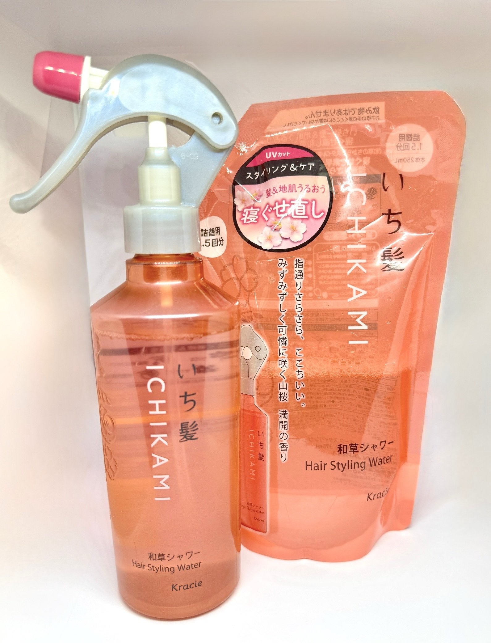 髪＆地肌うるおう寝ぐせ直し和草シャワー/いち髪/ヘアミストを使ったクチコミ（1枚目）