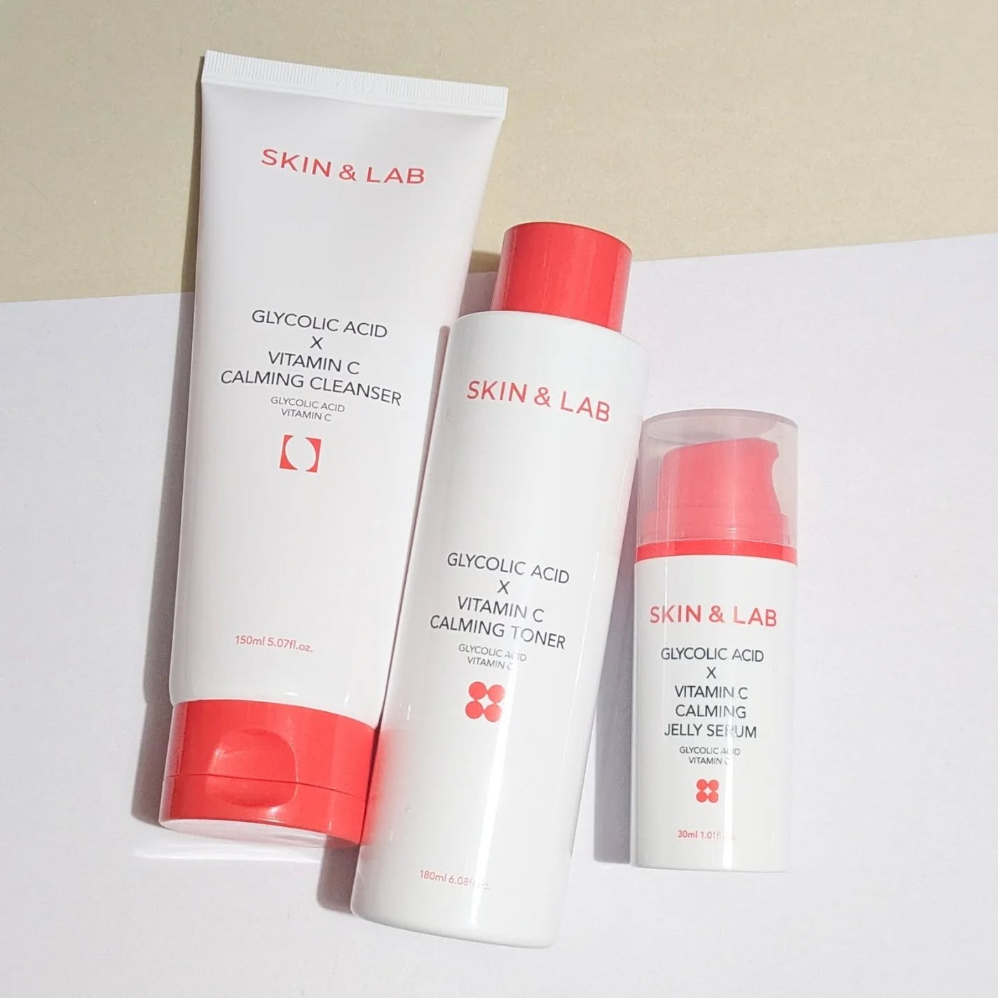 グリコール酸×ビタミンC カーミングゼリーセラム/SKIN&LAB/美容液を使ったクチコミ(1枚目)