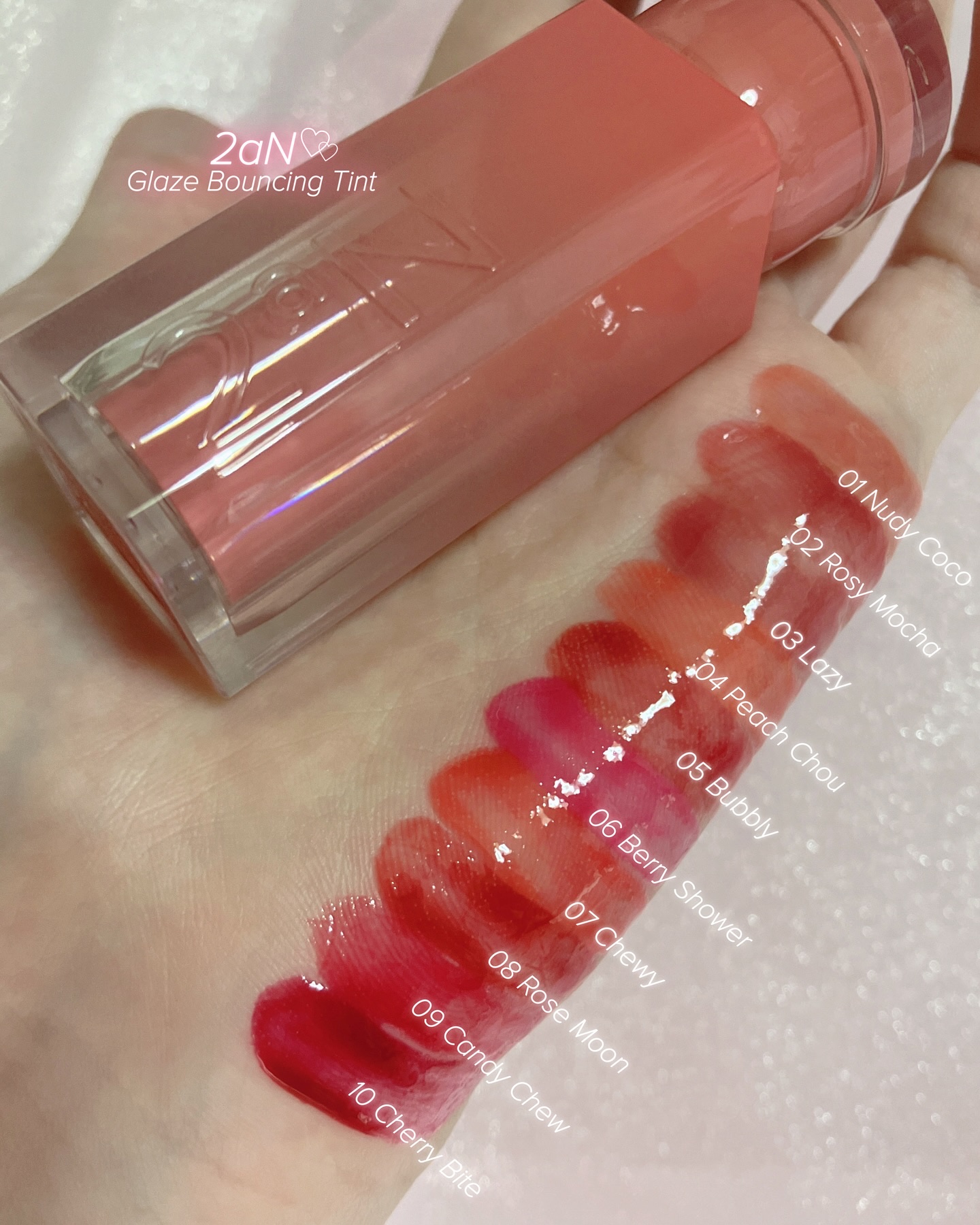 グレイズバウンシングティント/2aN/リップティントを使ったクチコミ（3枚目）