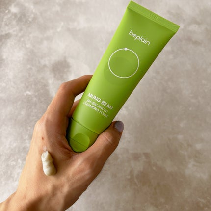 緑豆弱酸性洗顔フォーム/beplain/洗顔フォームを使ったクチコミ(2枚目)