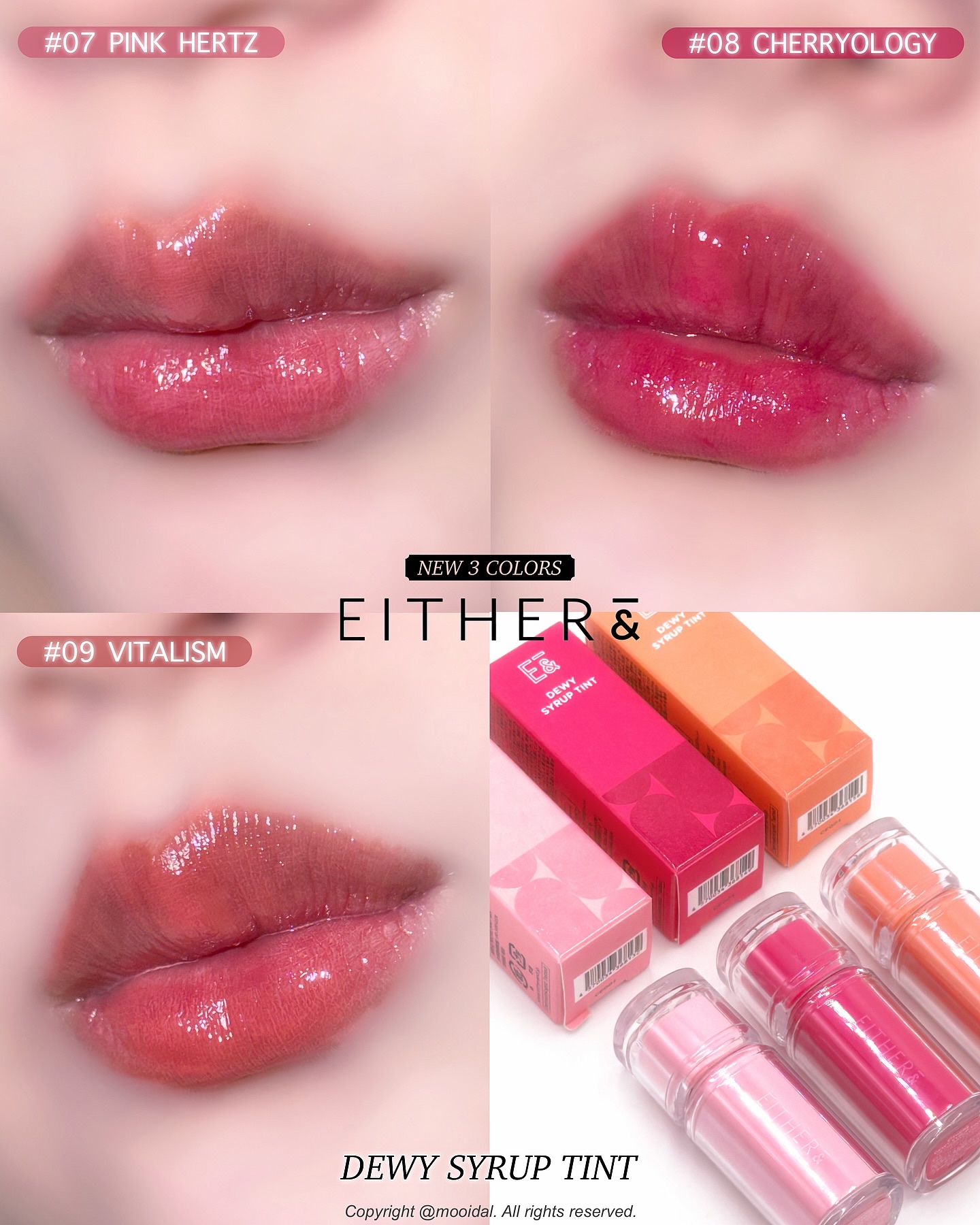 Dewy Syrup Tint/EITHER＆/口紅を使ったクチコミ（1枚目）