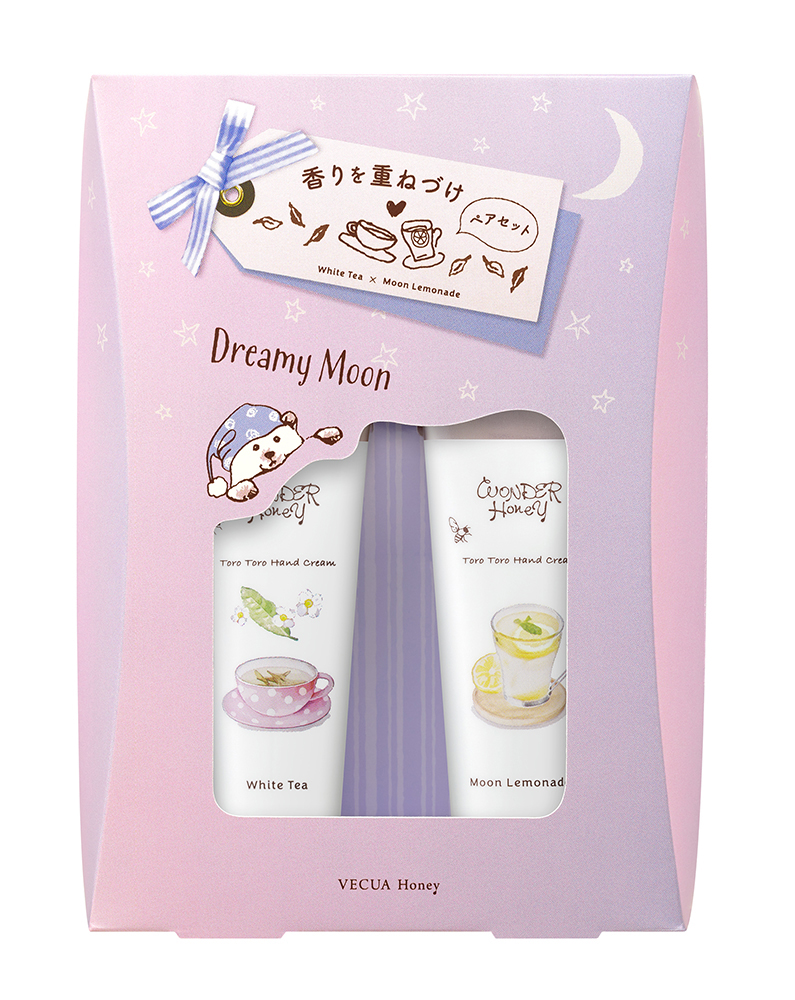 VECUA Honeyから「ワンダーハニー はちみつの森のハンドクリームペアセット」が登場の画像
