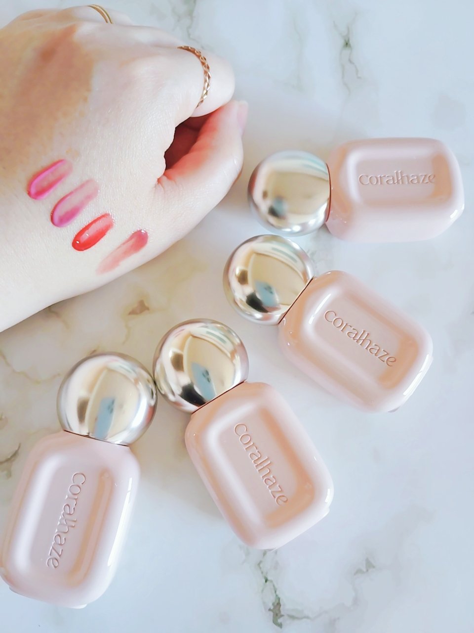 デュー ドロップ ティント/Coralhaze/リップティントを使ったクチコミ（3枚目）