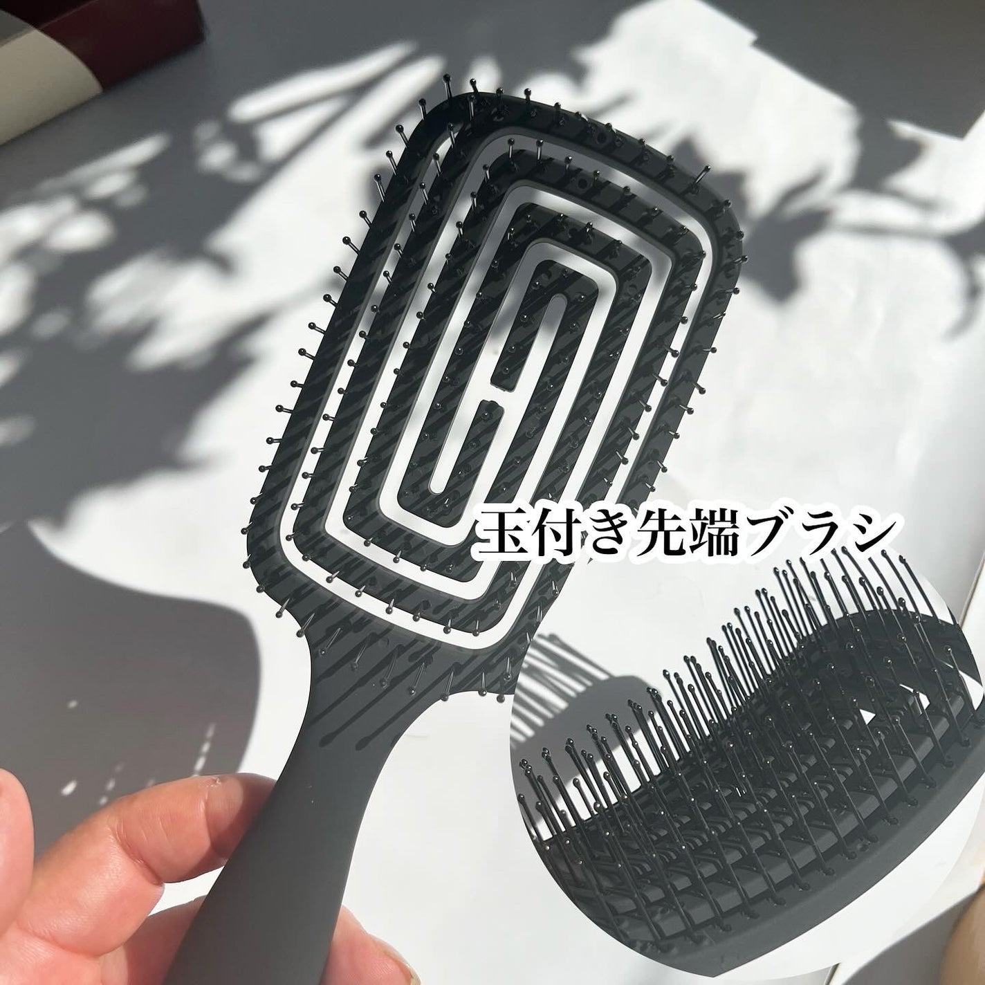 87saku ハナサク 速乾ブラシ/87saku/ヘアブラシを使ったクチコミ(2枚目)