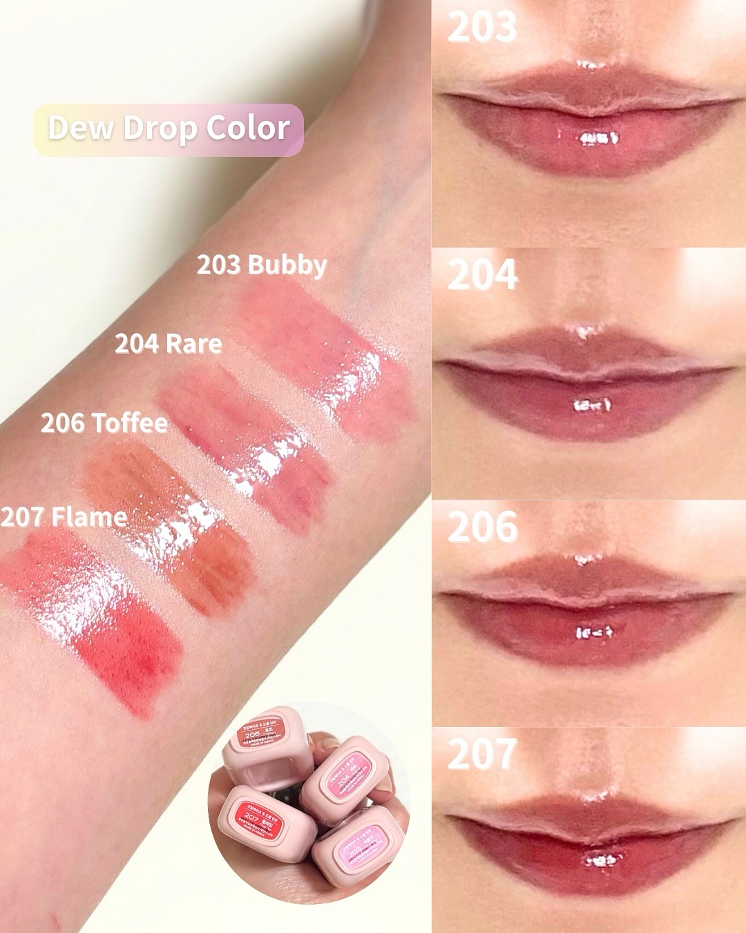 デュー ドロップ ティント/Coralhaze/リップティントを使ったクチコミ（2枚目）